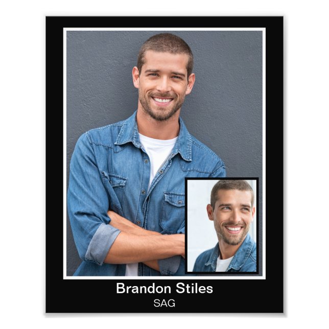 Photo d'acteur Borderline 8x10 encart (Devant)