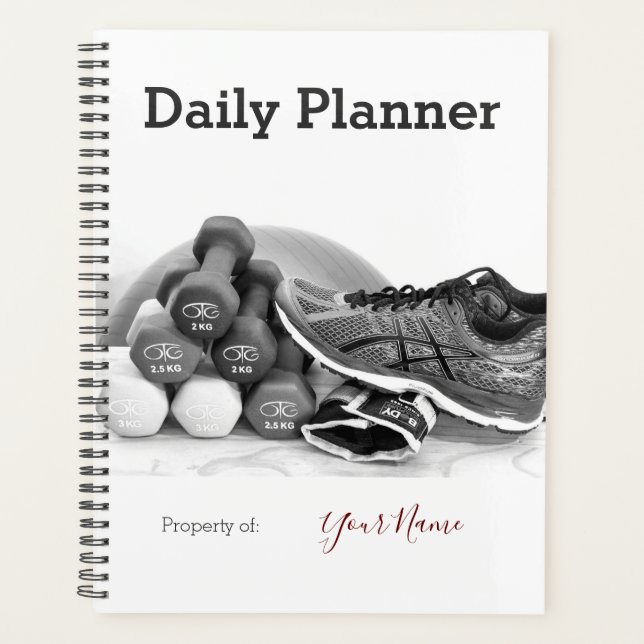 Photo Daily Planner - Gym Theme HAMbWG (Devant)