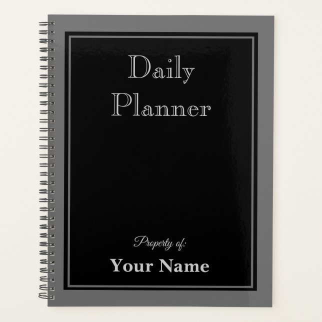 Photo Daily Planner - N'importe quelle couleur - H (Devant)