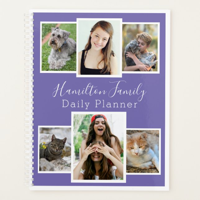 Photo Daily Planner - Purple Lavender HAMbyWG (Devant)
