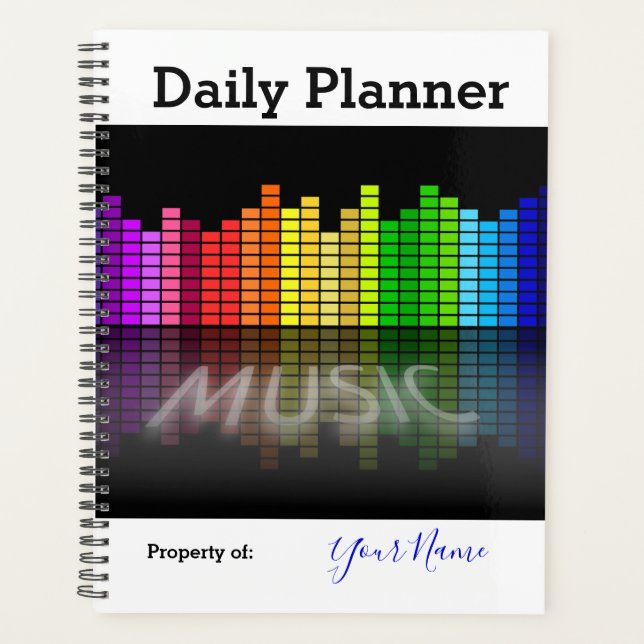 Photo Daily Planner Sound Bars Thème de musique HA (Devant)