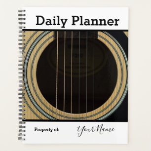 Photo Daily Planner Thème de guitare HAMbWG