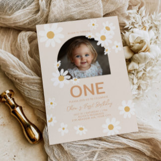 Photo Daisy Premier Invitation