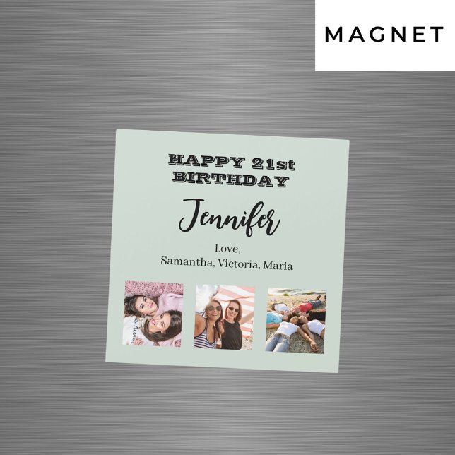 Photo d'anniversaire meilleurs amis sage aimant ve (Créateur téléchargé)