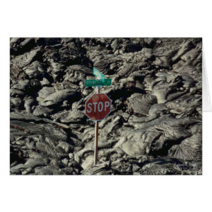 Photo d'arrêt de lave