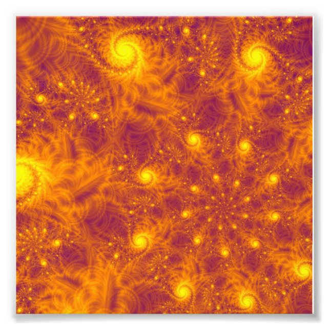 Photo d'art Abstrait Firestorm (Devant)