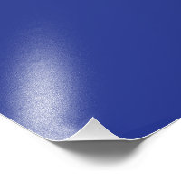 Photo d'art minimaliste bleu royal