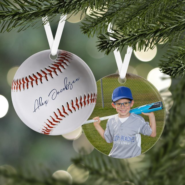 Photo de baseball signée personnalisée (Créateur téléchargé)