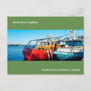 Photo de bateau de pêche pour carte postale