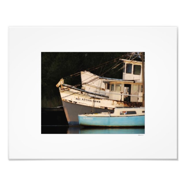 Photo de bateaux de pêche abandonnés (Devant)