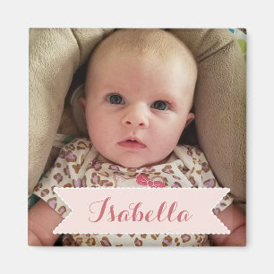 Photo de bébé et aimant faits sur commande d'ima
