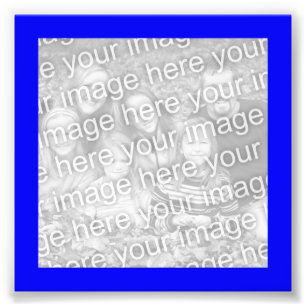 Photo de cadre bleu