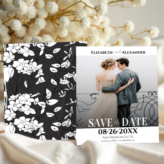 Photo de calligraphie noir et blanc Enregistrer la (Créateur téléchargé)