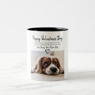 Photo de chien personnalisé Mug de la Saint-Valent