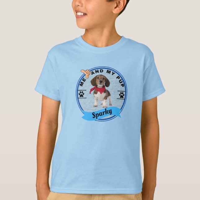 Photo de chien personnalisée T-shirt enfant (Devant)