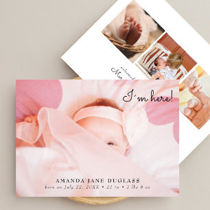 Photo de Collage Birth Announcement