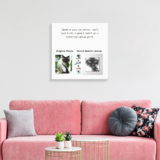 Photo de compagnie personnalisée sur toile en dess