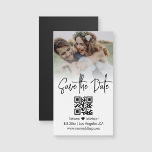 photo de couple de code qr minimal enregistrer l'a