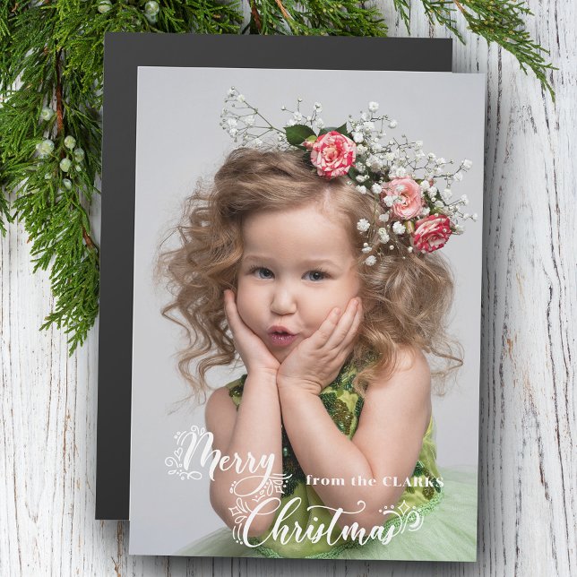Photo de coutume festive Joyeux Noël Script (Créateur téléchargé)