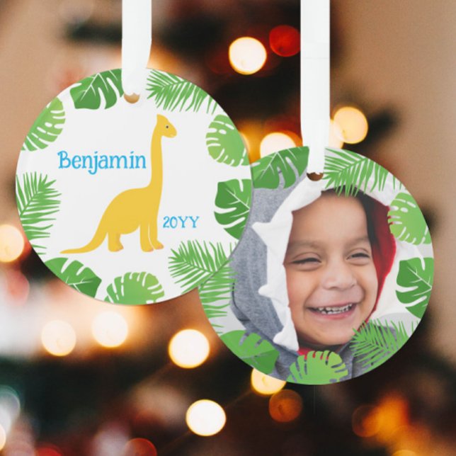 Photo de dinosaure Brontosaurus Souvenir Noël (Créateur téléchargé)
