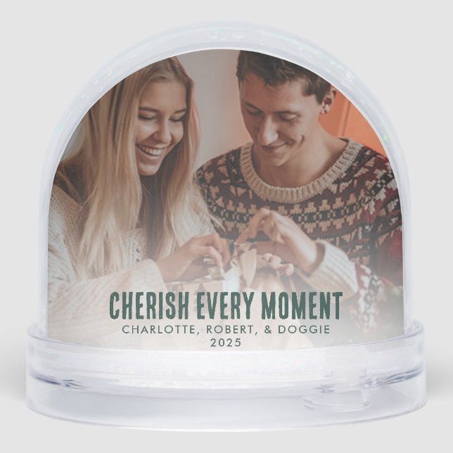 Photo de famille avec chien laide doux Noël (Arrière)