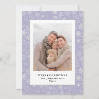 Photo de famille Carte de Noël traditionnelle