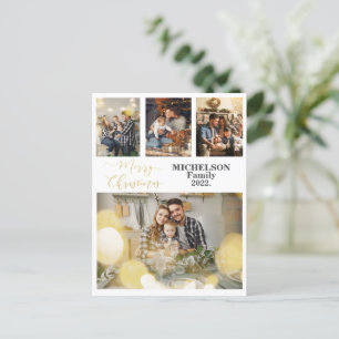 Photo de famille Carte de voeux de Noël personnali