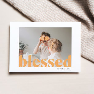 Photo de famille   Carte postale à Bon thanksgivin