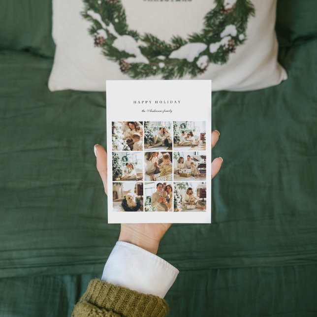 Photo de famille de collage moderne | Joyeux Fêtes (Créateur téléchargé)