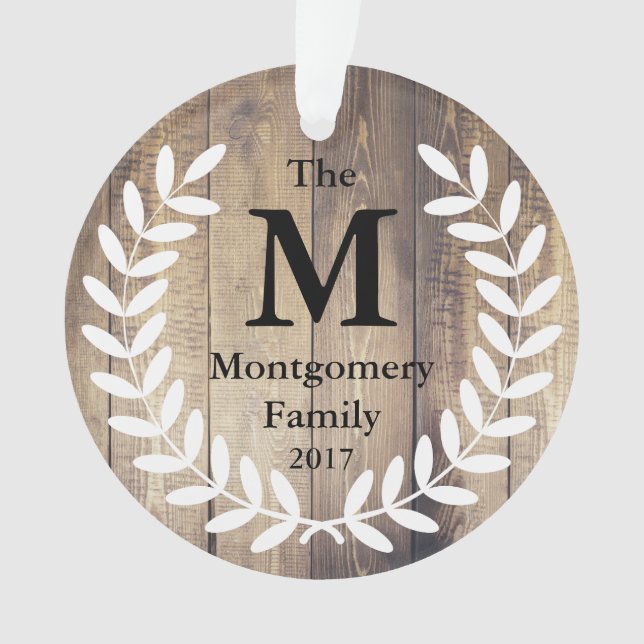 Photo de famille en bois de grange rustique de (devant)