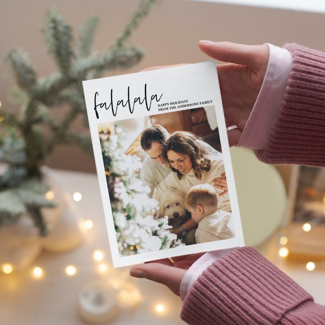 Photo de famille Falalala | Joyeuses fêtes (Créateur téléchargé)