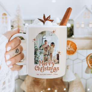 Photo de famille Joyeux Noël Mug