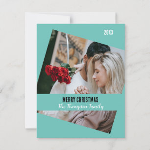Photo de famille mignon traditionnel Joyeux Noël b