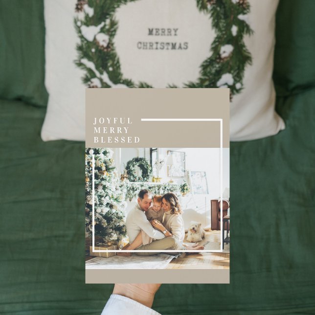 Photo de famille moderne | Joyeux Joyeux Joyeux Bé (Créateur téléchargé)