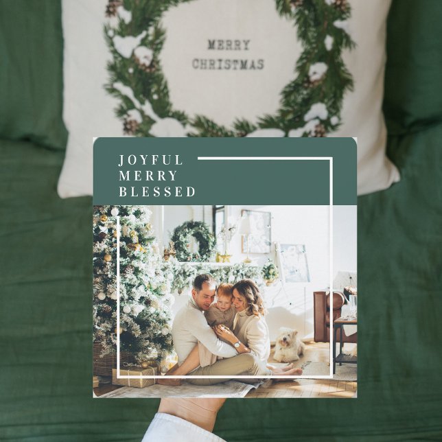 Photo de famille moderne | Joyeux Joyeux Joyeux Bé (Créateur téléchargé)