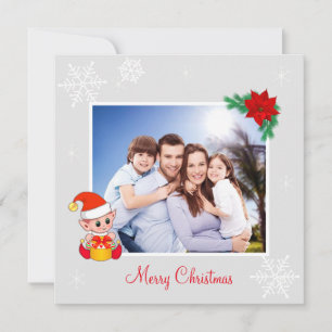 Photo de famille personnalisé & Elfe mignon sur No