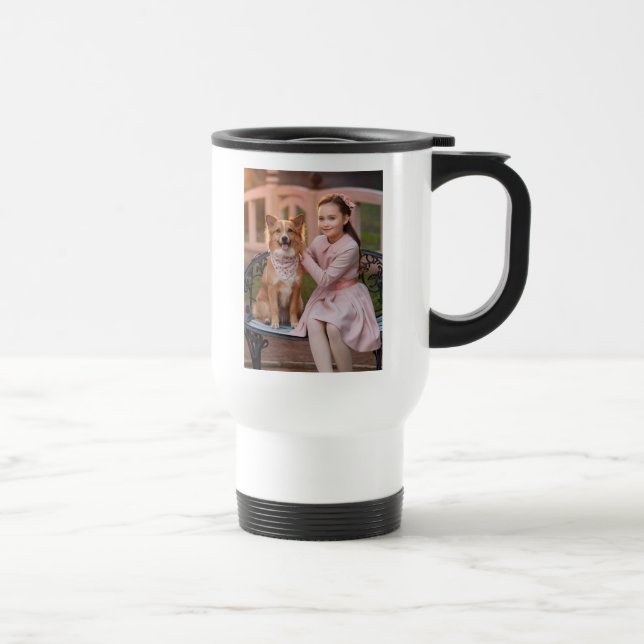 Photo de famille personnalisée sur une tasse de vo (Droite)
