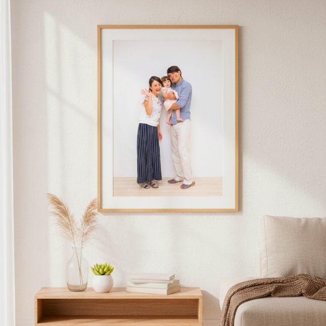 Photo de famille Portrait Premium Satin (The "Family Keepsake" Print | Premium Satin Photo Portrait)