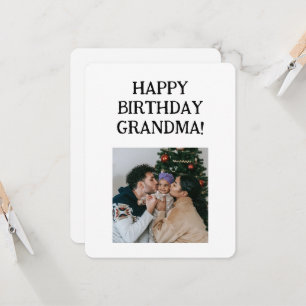 Photo de grand-mère Anniversaire personnalisé