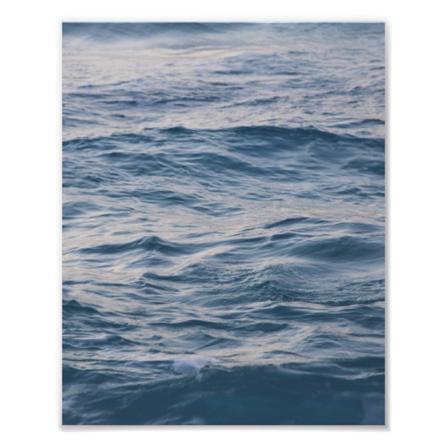 Photo de gros plan d'une ondulation d'eau de mer (Devant)