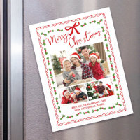Photo de Joyeux Noël Magnet avec Dessin à la Main 