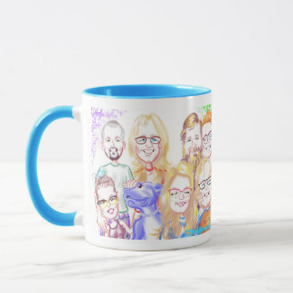 Photo de la caricature familiale Mug 2020a