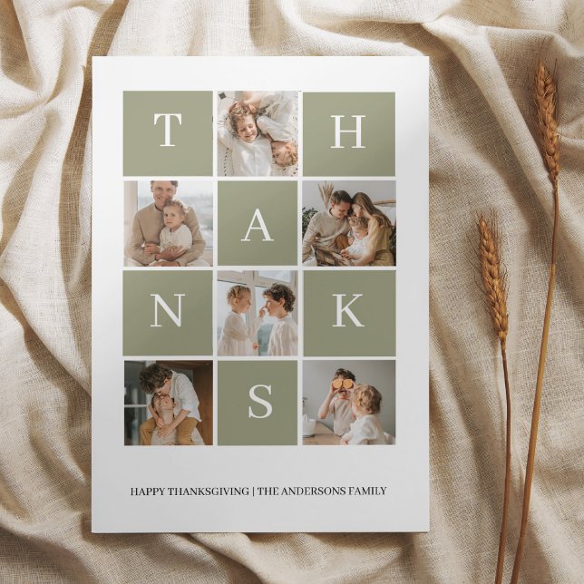 Photo de la famille Collage | Jour du Bon thanksgi (Créateur téléchargé)