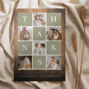 Photo de la famille Collage Jour du Bon thanksgi