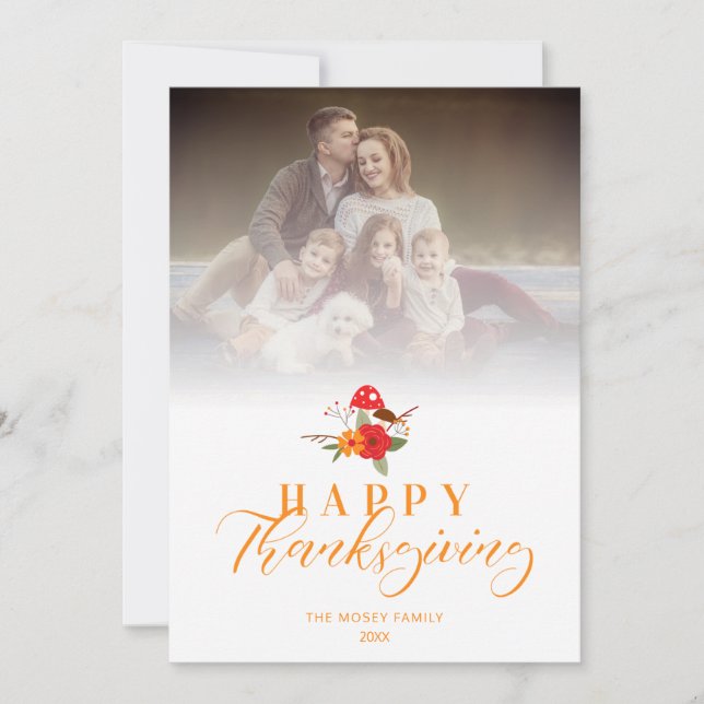 Photo de la famille du Bon thanksgiving de transpa (Devant)