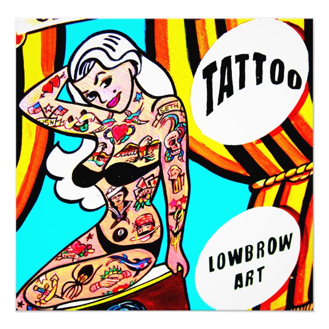 photo de la femme tatouée (Devant)