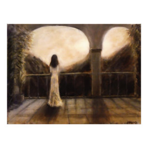 Photo de la fille dans le balcon