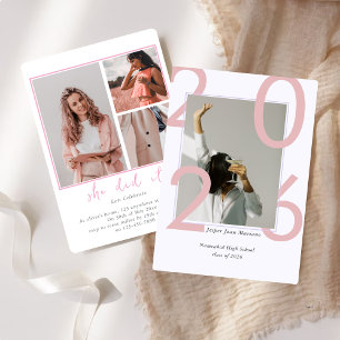Photo de la promotion moderne de 2026 Invitation d