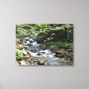 Photo de la rivière toile étirée Imprimer