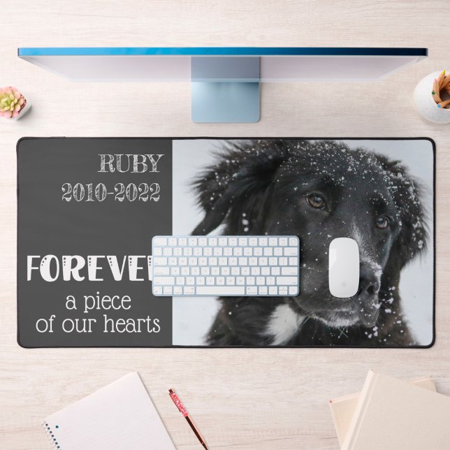 Photo de la sympathie de la mémoire des animaux de (Pet memorial desk mat)